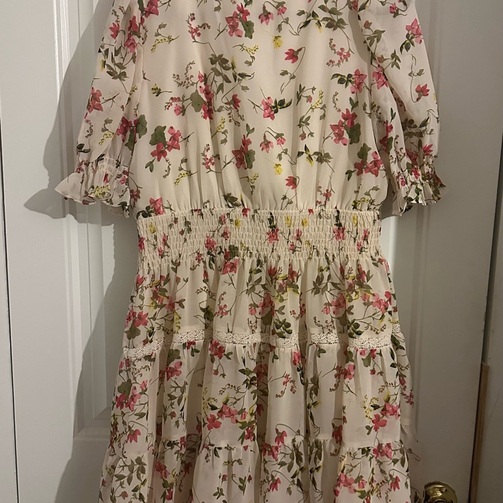 Floral Ruffle Dress - Picture 2 of 2